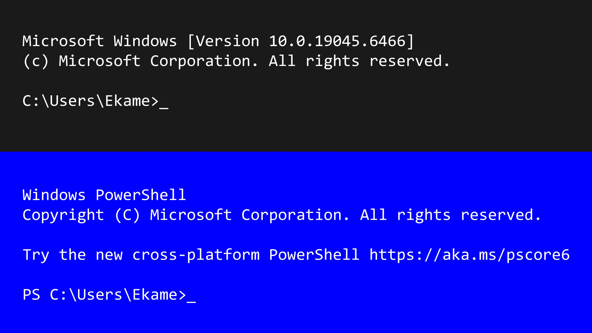 CMD dan PowerShell